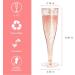 6PC MR.FOAM Disposable Rose Gold Glitter Plastic Champagne Flutes - Perfect for Parties and Special Occasions - Buy Online on SooperMarket.com