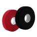 Vueinrg 2 rolls ice hockey rack tape hockey tape shock hockey bat tape anti-rod fight tap ice hockey handle tape 2.5cm*25m hockey tape sports tape field hockey handle tape adhesive tape (black red)