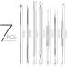 Teenitor 7 in 1 Pimple Blackhead Remover Extractor Tool Kit - Professional Acne Treatment for Nose and Face Skin - Buy Online on SooperMarket.com