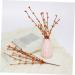 5pcs Artificial Berry Branch Christmas Ornaments Christmas Decoration Christmas Garland Berry Artificial Tree Picks Holly Berry Sprigs Plants Decor Plastic Small Fruit Halloween Orange 30x5cm - Buy Online on SooperMarket.com