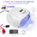 NAILGIRLS 150W UV LED Nail Lamp for Home Salon - Gel Polish Dryer with Timer Presets and Auto Sensor - White - Buy Online on SooperMarket.com