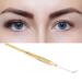 Professional Eyelash Perm Lift Tool - Stainless Steel Lash Lifting Separator | Premium Eyelash Extension Supplies (Gold - Buy Online on SooperMarket.com