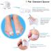 Hallux Valgus Corrector - 8 Pieces Gel Toe Separator Set for Pain Relief and Alignment - Ideal for Diabetic Feet - Men and Women - Buy Online on SooperMarket.com