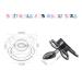 Landofgenie Adult Pacifier - Big Sucker Sign 2-Pack Transparent Design Black & White - Unique Gift for Grown-Ups - Buy Online on SooperMarket.com