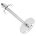 Wooneky Razor holder Razor brushes men's razor holder base stand for razor aluminum alloy Friseur Organizer Safety Restors Storage Aluminum alloy