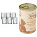 Mjamjam - Premium wet food for cats - delicate duck & poultry on delicious carrot & - premium wet feed for cats - pure meat enjoyment - juicy chicken pure chicken 400 g (6 Pack)