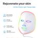 Angel Kiss LED Face Mask Light Therapy - 7 Color Blue & Red Light for Anti-Aging Skin Care | Facial Treatment Photon Mask for Wrinkle Removal & Skin Rejuvenation - Best Gift for Women - Buy Online on SooperMarket.com