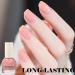 Jelly Nail Polish Pink Translucent Nail Polish Neutral Color Nude Pink Gel Nail Varnish Quick Drying Long Lasting Nail Art French Manicure DIY at Home 009 - Buy Online on SooperMarket.com