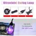 ASHATA UV Lamp 3W 5V 395nm with Gooseneck and Clamp - Multi USB Ultraviolet Light for Nail Curing, Phone Repair, Resin Curing & More - Buy Online on SooperMarket.com