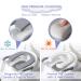Potty Training Seat with Step Stool Ladder-Double Elite (Grey) - Comfortable Toilet Seat for Kids Boys Girls Toddlers - Foldable & Anti-Slip - Buy Online on SooperMarket.com