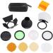 Godox AK-R1 Round Flash Head Accessories Kit for Godox V1 Speedlight and H200R Round Flash Head to AD200 AD200pro Pocket Flash