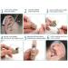 JIAHAO 2 x Sound Tubes + 6 x Ear Plugs/Pieces/Domes + 3in1 Hearing Aids Cleaning Tool - Buy Online on SooperMarket.com