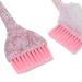 3PC Hair Dye Set - Color Mixer & Tinting Brush for Home & Salon Use | Pink Hair Coloring Comb & Barber Tools - Buy Online on SooperMarket.com