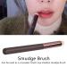 Round Head Lip Brush - Portable Synthetic Concealer Brush for Makeup Lovers | Soft Bristles Multipurpose & Ideal for Beginners | International Shipping Available - Buy Online on SooperMarket.com