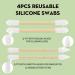 Reusable Bamboo Qtips Set with Carrying Case - Eco-Friendly, Plastic-Free, Zero Waste Packaging - Buy Online on SooperMarket.com