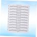 NOLITOY 100pcs Disposable Eyebrow Ruler Eyebrow Stencil Kit Disposable Gauge Eyebrow Trimming Caliper - Buy Online on SooperMarket.com