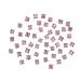 Unique Square Pointed Bottom Rhinestones For Nail Decoration Eye Catching Nail Accessories Square Pointed Bottom Rhinestones Pink Small