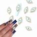 10 PCS 3D Evil Eye Nail Charms - Metal Decorations for DIY Crafts and Nail Art - Buy Online on SooperMarket.com