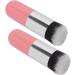 Beauty 2Pcs Adorable Pink Chubby Foundation Brush Utensil Single Tool Household Cosmetic Glam Cute Travel Case Tool Tool Brush Brush Brush Perfect for Daily Use or Adventure Glam - Buy Online on SooperMarket.com