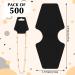 Eersida 500 Pcs Kraft Necklace Display Cards - Adhesive Jewelry Packaging for Choker, Earring, Hairband - Black Bracelet Holder for Small Business Supplies - Buy Online on SooperMarket.com
