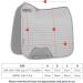 LeMieux White Dressage Suede Square Saddle Pad - Large | Equestrian Riding Equipment & Accessories - Buy Online on SooperMarket.com