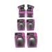 Hover-1 Nylon Protective Elbow Pads | Knee Pads & Wrist Guards, For Ages Above 8, Hard PP Shells for Impact Resistance & EVA Foam Protective Padding, Medium, Pink