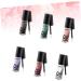 Angoily 6pcs Eyeshadow Glitter Liquid Eyeliner Sparkling Liquid Eyeliner Shadow Shiny Metal - Buy Online on SooperMarket.com