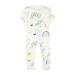100% Cotton Two-Way Zipper Baby Sleepsuit Unisex Gender Neutral Onesie Romper for Boys and Girls Double Zip Footless with Fold Over Cuffs on Hands and Feet 6-12 Months Rainbow