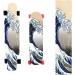 47 X10 Sport Outdoor Electric Skateboard Longboard | Waterproof Grip Tape | Sea Wave Design - Buy Online on SooperMarket.com