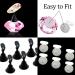 Kalolary Nail Art Holder Stand with 48pcs Clay Magnetic Tips Holders - Pink - Buy Online on SooperMarket.com
