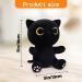 4PCS Mini Cat Plush Set - Kawaii Stuffed Animal Kit for Kids - Cute Cat Dolls for Halloween & Christmas - Black, Yellow, Grey, White - Buy Online on SooperMarket.com