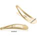 50 Pack Snap Hair Clips Hair Barrettes for Kids Girls and Women 50 mm (Gold) - Buy Online on SooperMarket.com