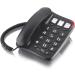 Loud Ringtone Landline Phone for Elderly Big Button Fixed Home Phone with Amplified Sound and Easy-to-Read Display Big Button Landline Phone Desktop Telephone Loud Ringtone Fixed Home Phone for and Black - Buy Online on SooperMarket.com