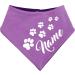 Customizable Both-Sided Multicolor Dog Turning Cloth - Purple Plum - Neck Size Gr.3 (36-44 cm) | Ideal for Pets - Buy Online on SooperMarket.com