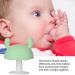 Silicone Teether Mushroom Shaped for Infants 4+ Months - Pink/Green - Buy Online on SooperMarket.com