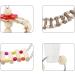 Taecoool 8-Part Wooden Parrot Toys - Natural Chewing & Hanging Bell for Cockatiels Finches & Small Parrots - Buy Online on SooperMarket.com