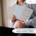 Buy Mintkind Pregnancy Diary My Pregnancy A5 - Floral Blue Hardcover | Perfect Gift for Expectant Mothers | Pregnancy Photo & Baby Album - Buy Online on SooperMarket.com