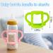 4-Pack Dr. Brown Narrow Baby Bottle Handles - Easy Grip Silicone Holder for Self Feeding - BPA-Free - Buy Online on SooperMarket.com