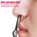 TEMKIN Nose Hair Trimmer - Stainless Steel Manual Scissors for Safe Hair Removal | Small & Efficient Trimming Tool (Black - Buy Online on SooperMarket.com