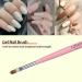 Nail Art Brushes Set - 6Pcs for Nail Tips Design with Poly Gel, Acrylic Brushes, Painting Drawing Pen Kit - Salon/Home Use - Buy Online on SooperMarket.com
