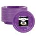 Exquisite 10 Inch. Purple Plastic Plates - 50 Count - Round Solid Color Disposable Plates -PurpleDinner Party Plates For All Occasions -PurplePlastic Party Plates For Parties 10 Inch Plates Purple