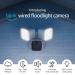 Blink Wired Floodlight Camera  Smart security camera, 2600 lumens, HD live view, enhanced motion detection, built-in siren, Works with Alexa  1 camera (White)