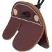 CyberDyer Cow Leather Archery Finger Tab for Recurve Bows - Brown | Hunting Finger Protector - Buy Online on SooperMarket.com