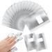 G2PLUS Gel Nail Remover Foils - 300PCS Nail Foil Removal Wraps - Nail Foils Wraps with Pad for Gel Nails Remover Silver - 300PCS