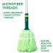 Pine-Sol Microfiber Self-Wringing Twist Mop | Household Cleaning Tool for Tile, Linoleum, Laminate Floors | Extendable Metal Handle - Green - Buy Online on SooperMarket.com