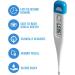 MABIS Digital Thermometer for Adults, Children, and Babies - Oral & Underarm Temperature Thermometer - 60 Second Readings - FSA HSA Eligible - Buy Online on SooperMarket.com
