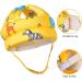Umtiti Baby Adjustable Helmet with Knee Pads & Socks for Crawling and Walking - Zoo Yellow (Set of 3) - Buy Online on SooperMarket.com