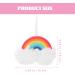 Kisangel Rainbow Bath Balls - 4 Pcs Colorful Bath Sponge & Scrubber - Perfect for Rainbow Parties & Shower Decorations - Buy Online on SooperMarket.com