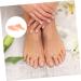 Healvian Middle Toe Support Pad - 4pcs Foot Protectors for Bunion Relief and Nursing Care - Buy Online on SooperMarket.com