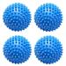 KOMUNJ 6 Pieces Dryer Ball Washing Ball for Washing Machine Balls for Fluffy Laundry Reusable Dryer Balls Laundry Tumble Dryer Drying Ball (Blue)